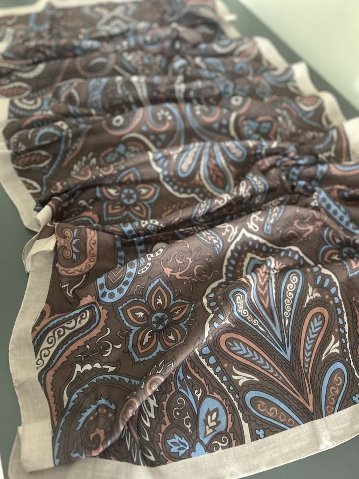 Pamuklu Soft Etro Desen Şal