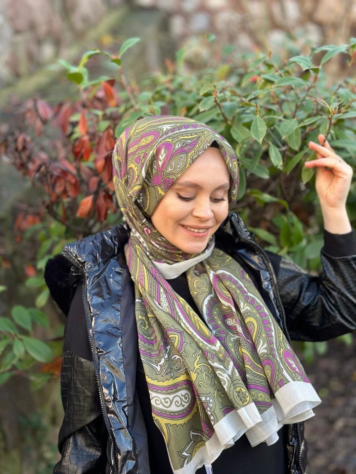 Pamuklu Soft Etro Desen Şal